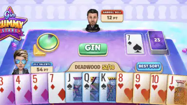 Gin Rummy Stars - Card Game header