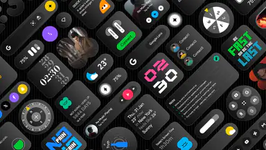 Glass Widgets header