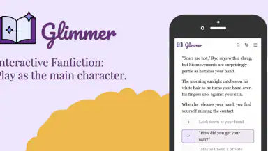 Glimmer: Interactive Fanfics header