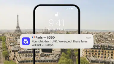 Going: Find Flight Deals header