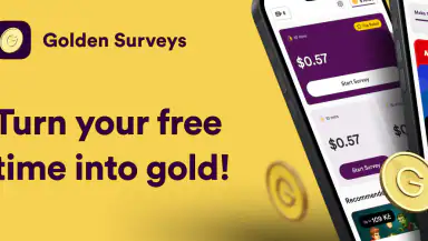 Golden Surveys - Earn Rewards header