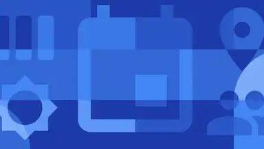 Google Calendar header