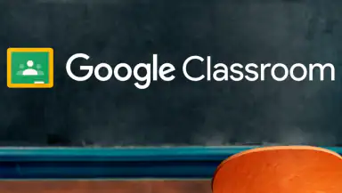 Google Classroom header