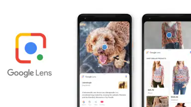 Google Lens header