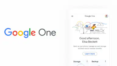 Google One header