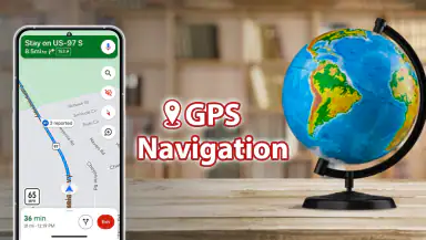 GPS Maps Live Navigation header