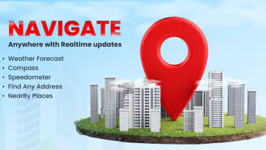 GPS Navigation Live Earth Maps header