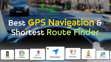 GPS Navigation:Street View Map header