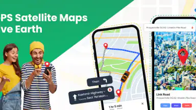 GPS Satellite Maps: Live Earth header