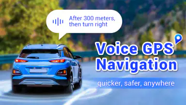 GPS Voice Navigation & Radar header