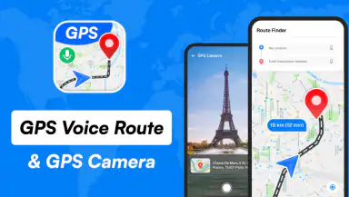 GPS Voice Route - GPS Camera header