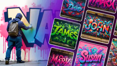Graffiti Name Logo Maker header
