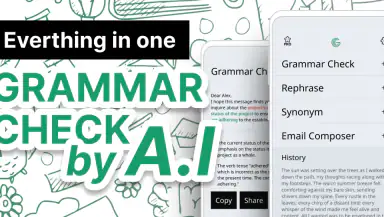 Grammar Check by AI Writing header