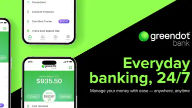 Green Dot - Mobile Banking header