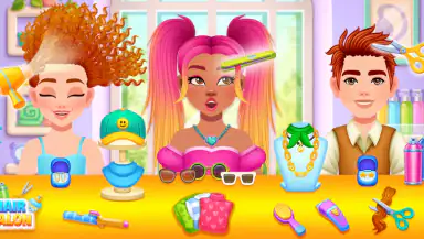 Hair Salon Games For Kids header