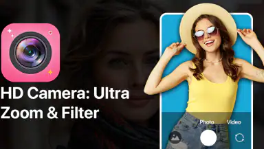 HD Camera: Ultra Zoom & Filter header