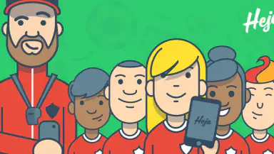 Heja Sports Team Communication header