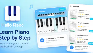 Hello Piano: Learn & Play header