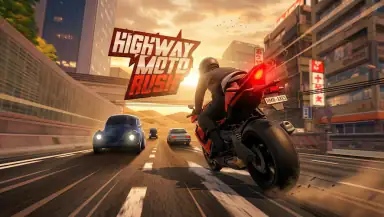 Highway Moto Rush: Traffic header