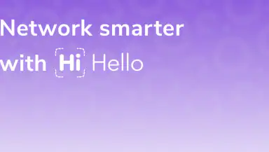 HiHello: Digital Business Card header
