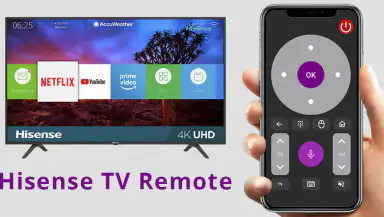 Hisense TV Remote header