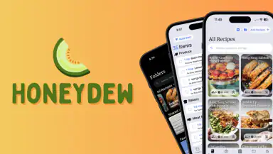 Honeydew: Recipe Manager header