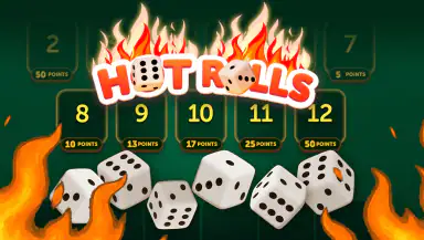 Hot Rolls Dice Strategy Game header