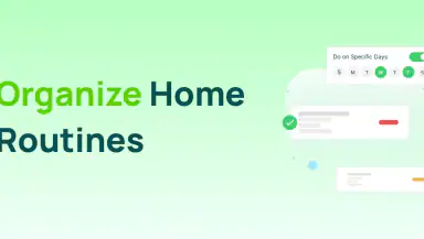 House Chores Cleaning Schedule header