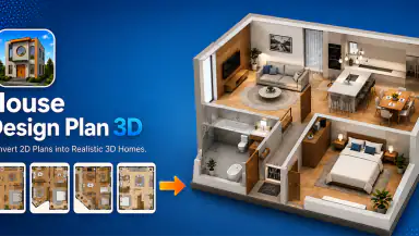 House Design Plan 3D header