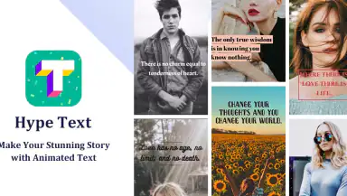 Hype Text - Animated Text & In header
