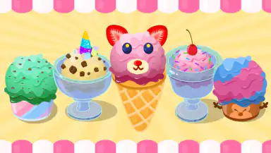Ice Cream Shop Games for Kids header