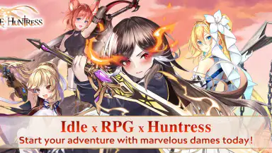 Idle Huntress: Girl's Land header