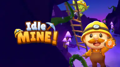 Idle Mine! Tycoon Mining Game header
