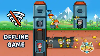 Idle Miner Tycoon: Gold Games header