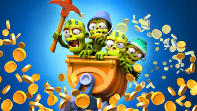 Idle Zombie Miner: Gold Tycoon header