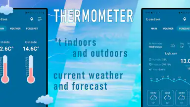 Indoor thermometer header