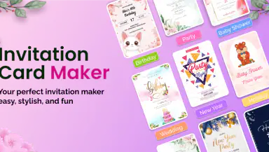 Invitation Maker & Card Design header