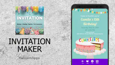 Invitation Maker-Card Creator header