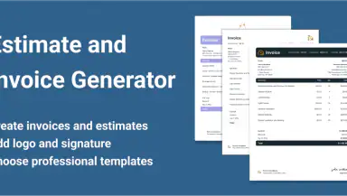 Invoice Maker & Estimate Maker header
