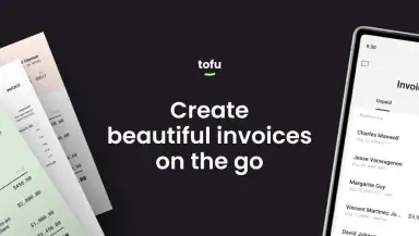 Invoice Maker Tofu & Receipts header
