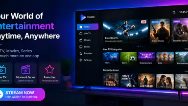 IPTV Smart Player & TV Online header