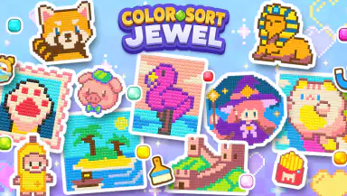 Jewel Color Sort: Diamond Game header