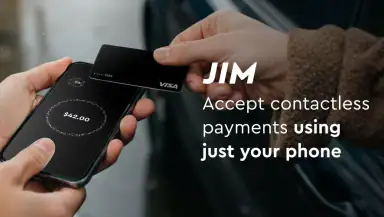 JIM.com: Instant Tap to Pay header