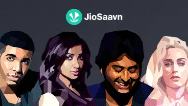 JioSaavn - Music & Podcasts header
