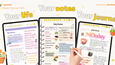 Journal: Notes, Planner, PDFs header