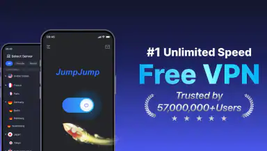 JumpJumpVPN: Fast & Secure header