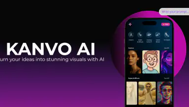 Kanvo: AI Art & Photo Studio header