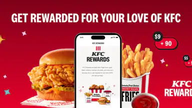KFC US - Ordering App header