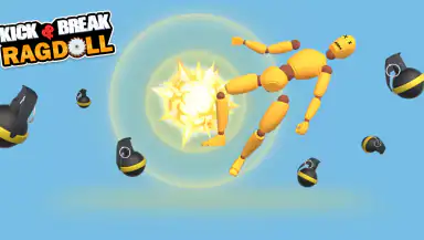 Kick & Break The Ragdoll Games header