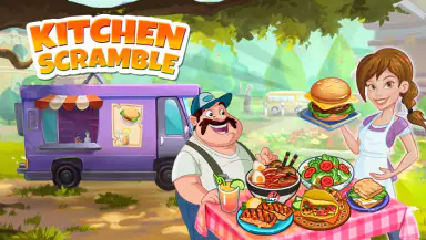 Kitchen Scramble: Cooking Game header